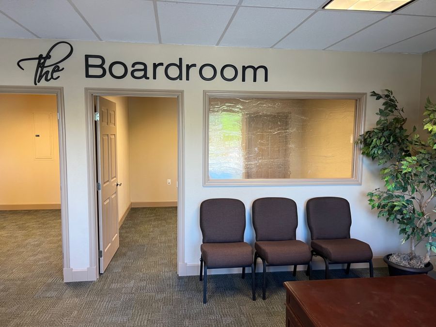 The Boardroom Grants Pass waiting room